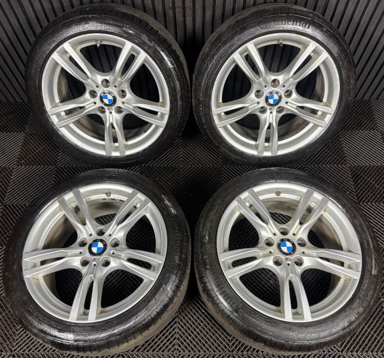 18" GENUINE BMW 3 SERIES 400 M SPORT F30 F31 F32 E90 E92 ALLOY WHEELS TYRES ALLOYS