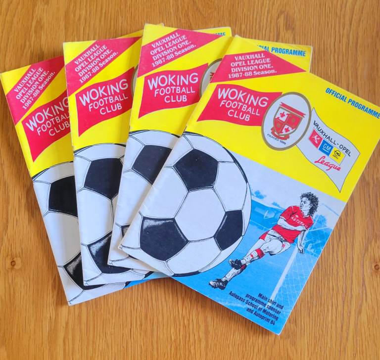 Large Bag of English Non League football programmes
