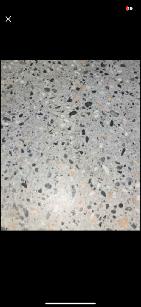 Granite effect big tiles