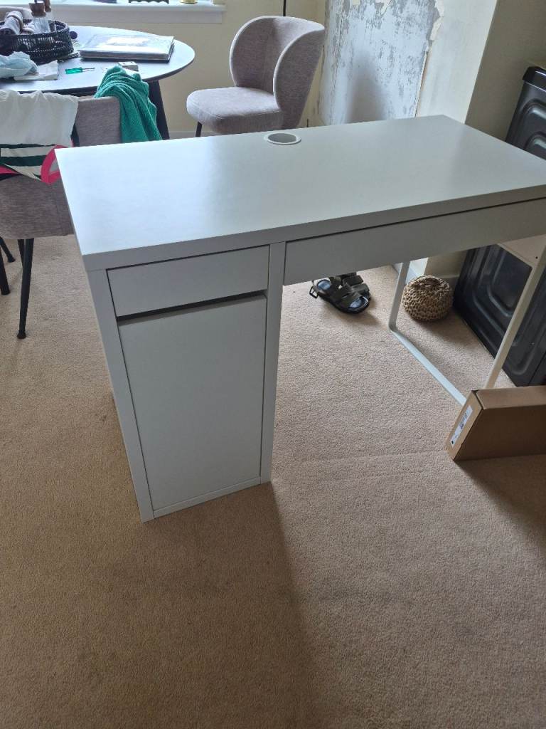 Ikea Vihals bedroom unit and Micke desk