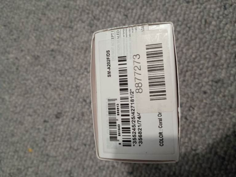 Like New Samsung Galaxy A20e Dual SIM 4G 32GB Unlocked, in Coral, Pristine Condition