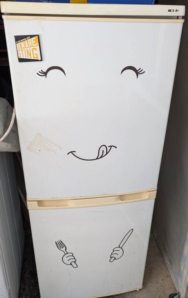 White Fridge Freezer – Fair Condition, Fully Working
