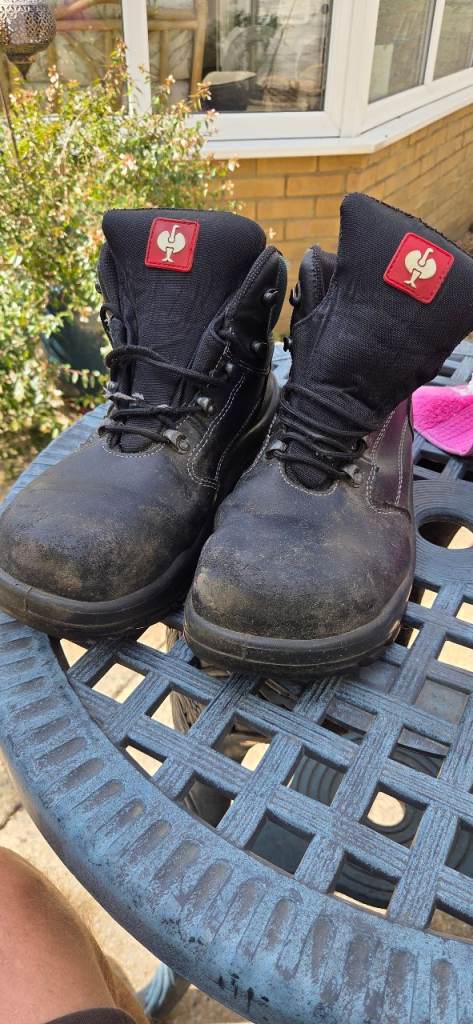 Engelbert Strauss Black Work Boots – Good Condition