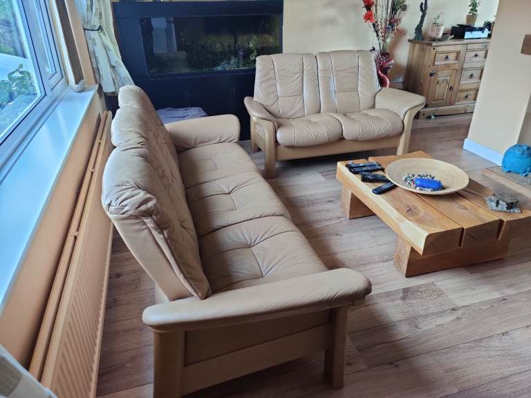 Ekornes Stressless Windsor 2 & 3 seater Recliner sofas
