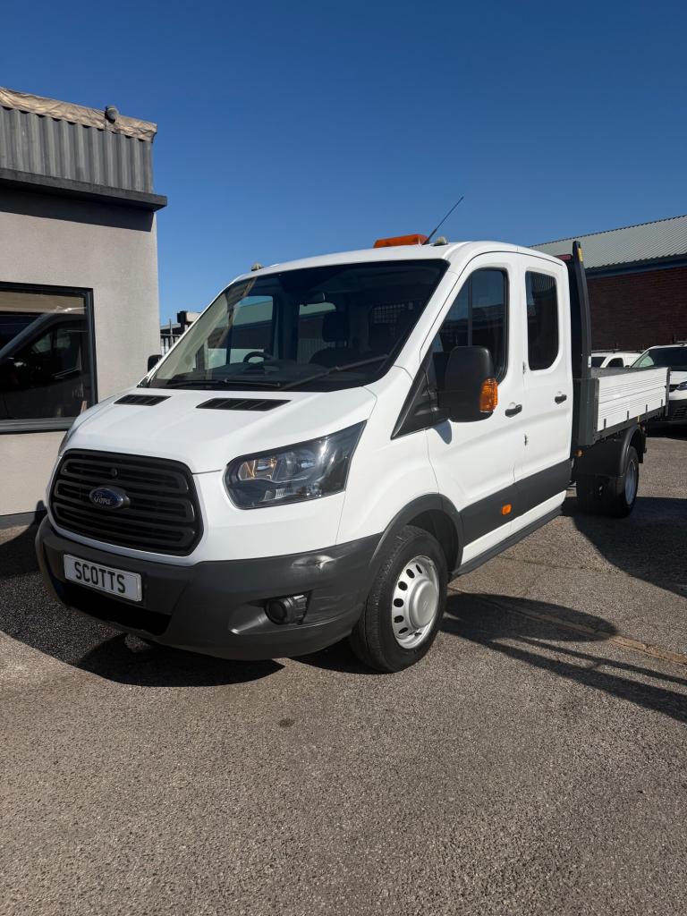 2018 Ford Transit 2.0 TDCi 130ps Double Cab Tipper DRW CHASSIS CAB Diesel Manual