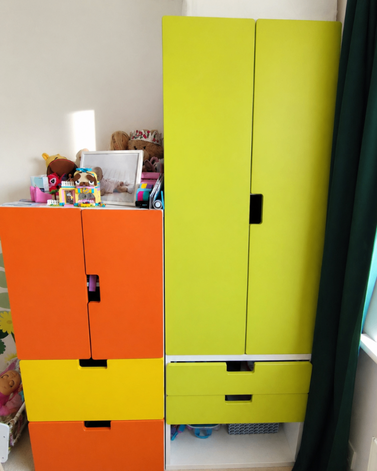 3 IKEA STUVA Children’s Wardrobes / Storage Units, Good Condition, Can Sell Separately