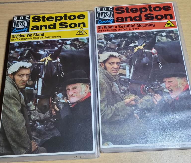 Steptoe and Son 2 x Classic Bbc Vhs Videos a2