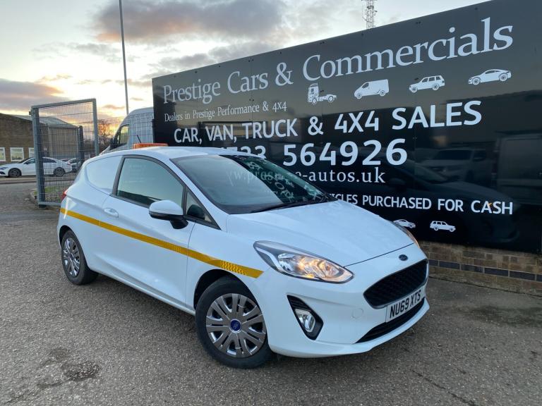 2019 Ford Fiesta 1.5 TDCi Van 85 BHP 6 SPEED 69K FSH 1 COUNCIL OWNER AIR CON MEGA HISTORY  CAR DE...