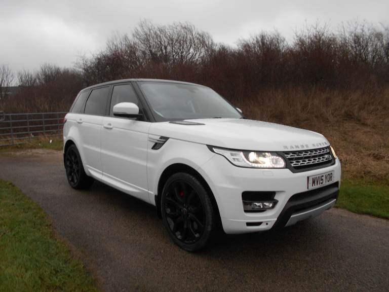 RANGE ROVER SPORT HSE SDV6 AUTOMATIC STUNNING WHITE 2015 BARGAIN ONLY £15995 *LOOK* PX/DELIVERY
