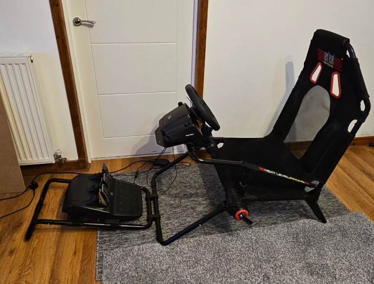 image for Xbox steering wheel and chair