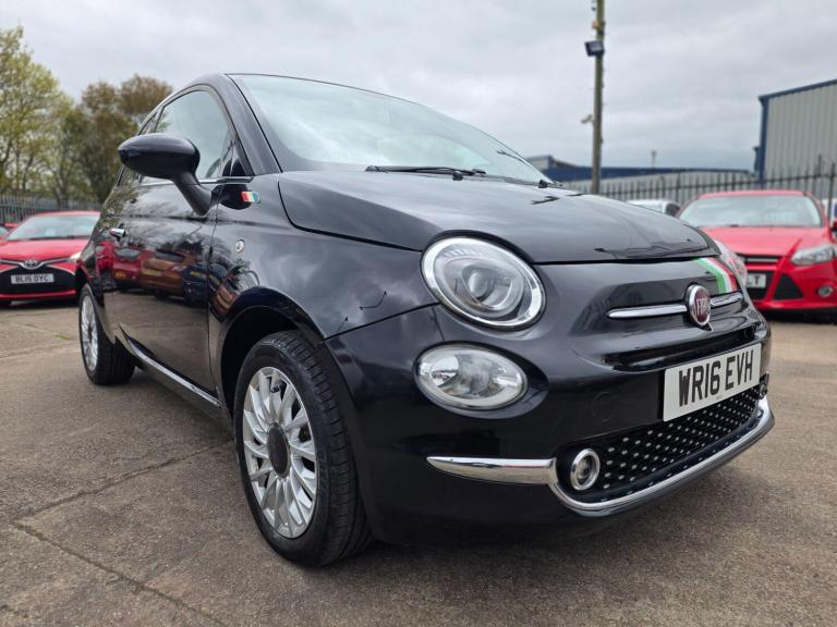 2016 Fiat 500 1.2 Lounge Euro 6 (s/s) 3dr HATCHBACK Petrol Manual
