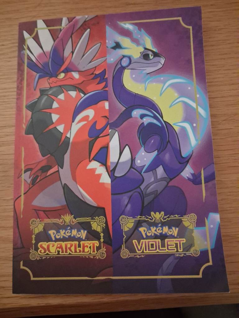 Pokemon scarlet violet notebook