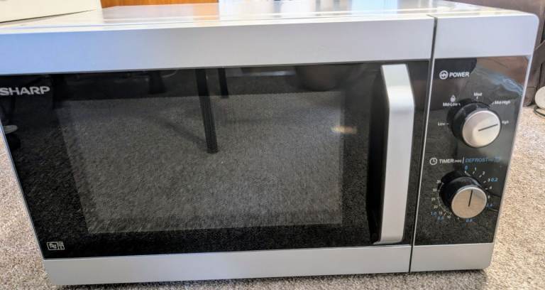 image for SHARP YC-MS31U-S 23 Litre 900W Microwave - Silver