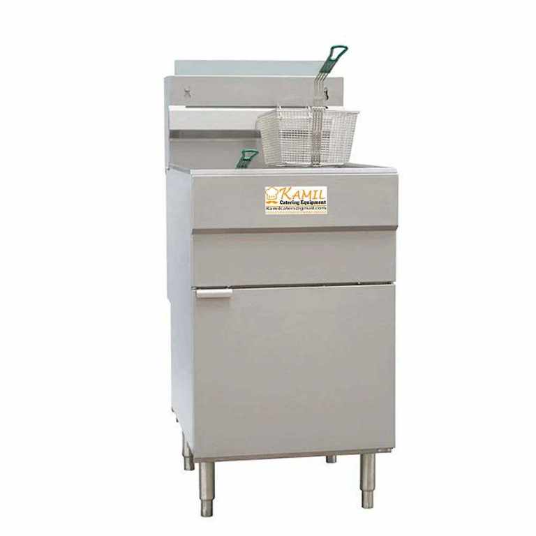 Chips Fryer Free Standing Single Tank 5 Burners Gas Fryer 44 kW