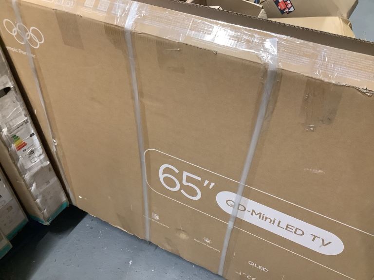 Hisense 65” U7Q Mini-LED 4K 144Hz Smart TV – Brand New Boxed – Broken Screen