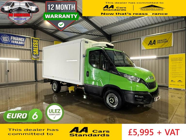 2020 70 Reg Iveco Daily 2.3 35S14 Fridge Freezer 8 Speed Hi-Matic Auto + VAT
