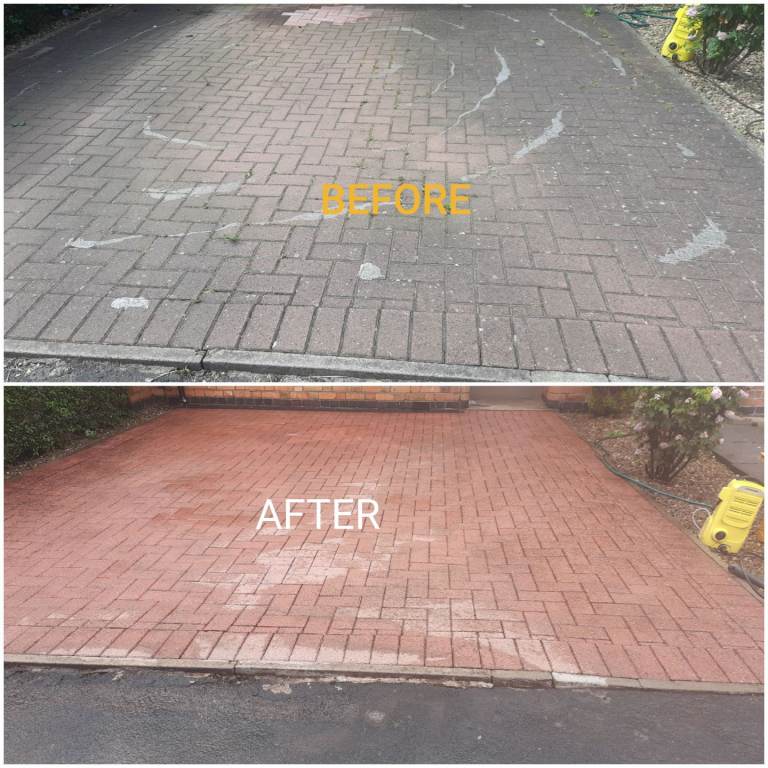 Driveway & patio cleaning