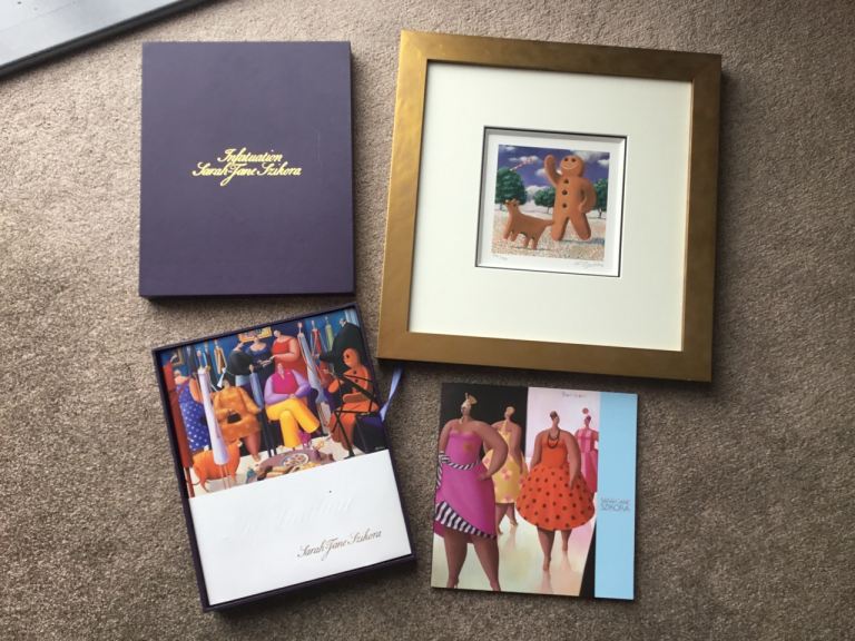 Rover print and Infatuation book - both signed, limited edition by Sarah-Jane Szikora