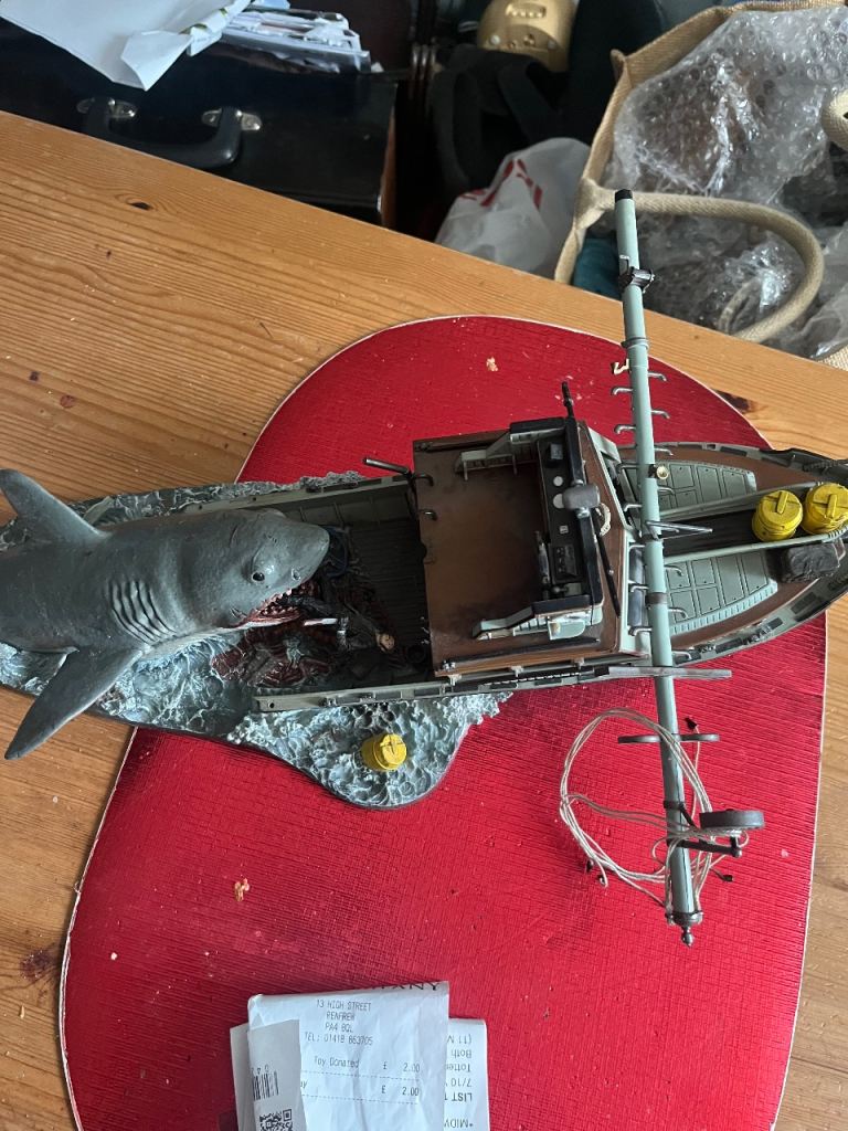 McFarlane 2001 maniacs jaws boat