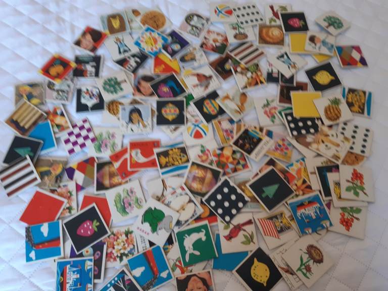 Vintage memory card game