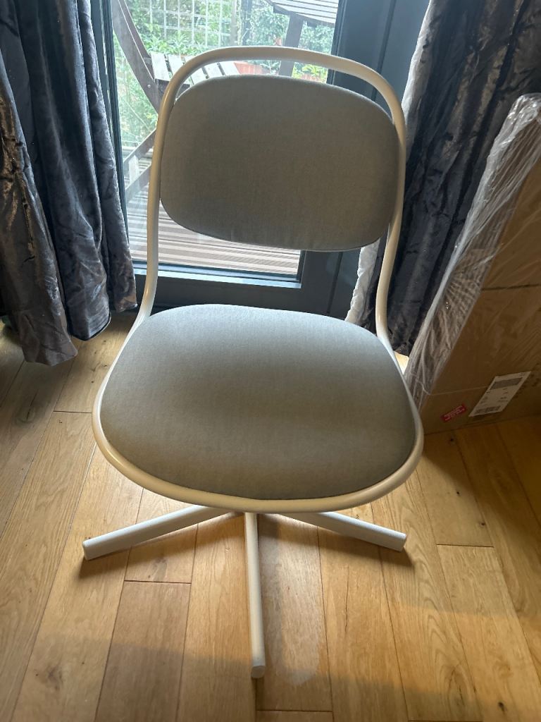 FREE IKEA Grey Swivel Chair – Good Condition