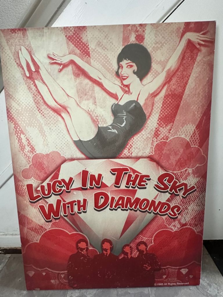Beatles canvas - Lucy in the sky with diamonds
