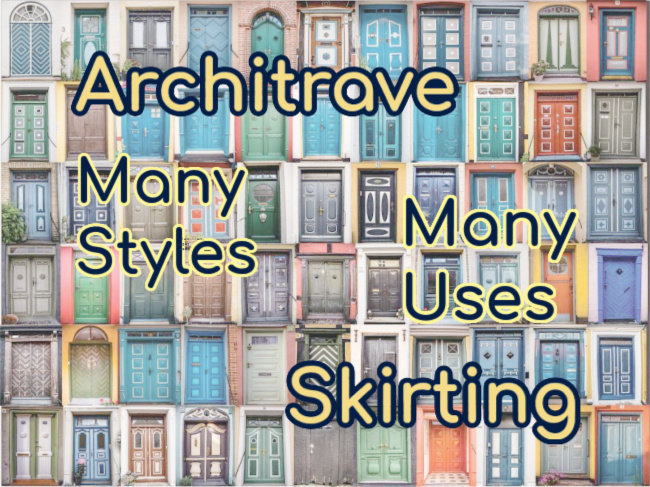 ARCHITRAVE AND SKIRTING FROM £1.30 p/m