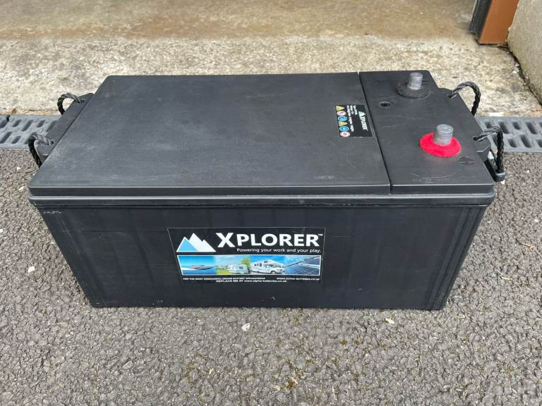 Alpha Xplorer XP230L Heavy Duty 12V 230Ah Leisure Battery - Working & Tested