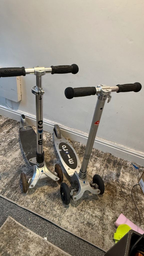 image for Micro Kickboard Scooter for Teens/Adults (Silver) Original Kick Board