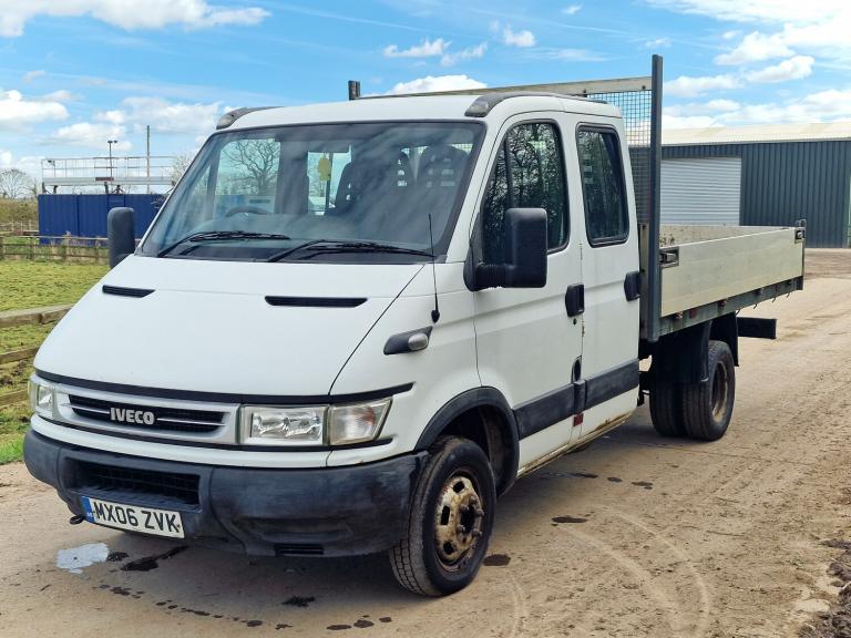 2006 Iveco Daily 35C14 LWB 7 Seat Double Crew Cab Tipper  Drives Perfect  134k