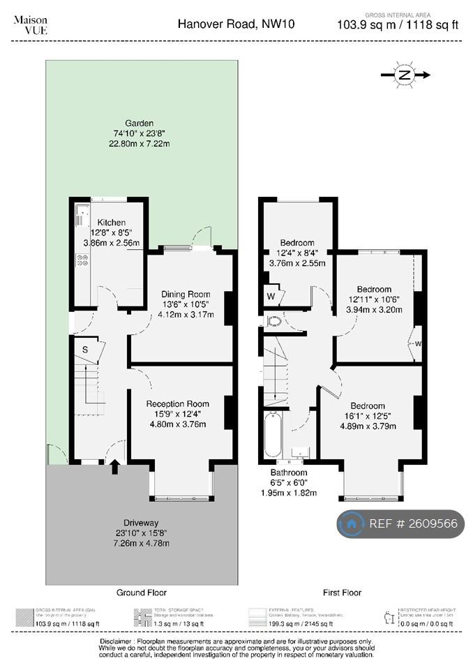 4 bedroom house in Hanover Road, London, NW10 (4 bed) (#2609566)