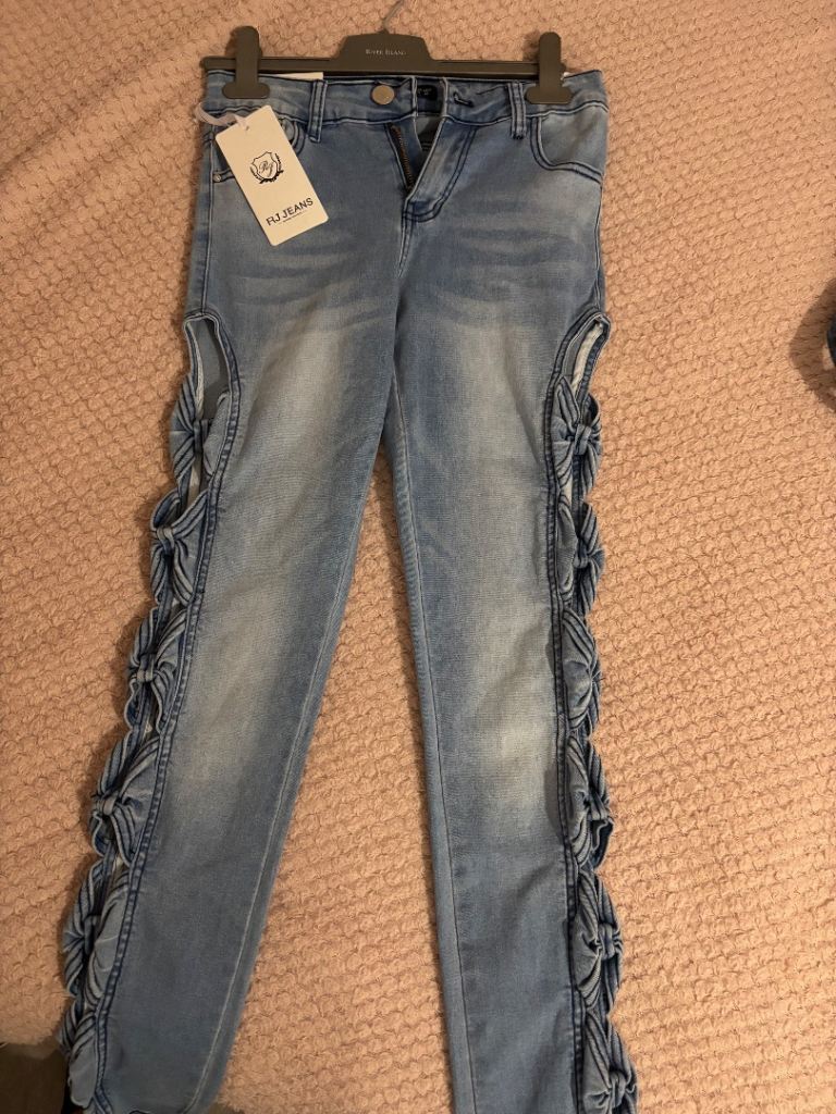Bnwt pink boutique jeans 8