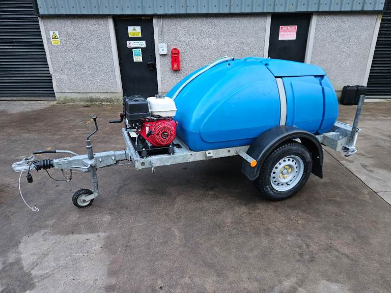 NO VAT / Western Bowser Trailer Pressure Washing System / Mobile Pressure Washer Trailer /Power Hose