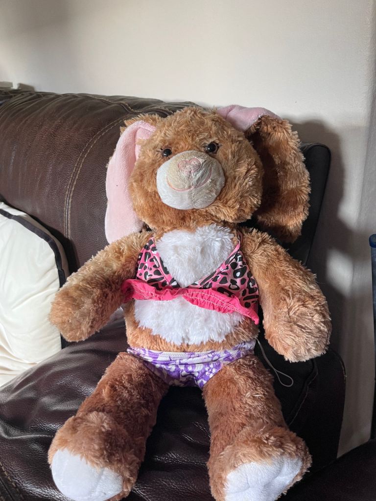 Build-A-Bear Bunny with Bikini – Good Condition