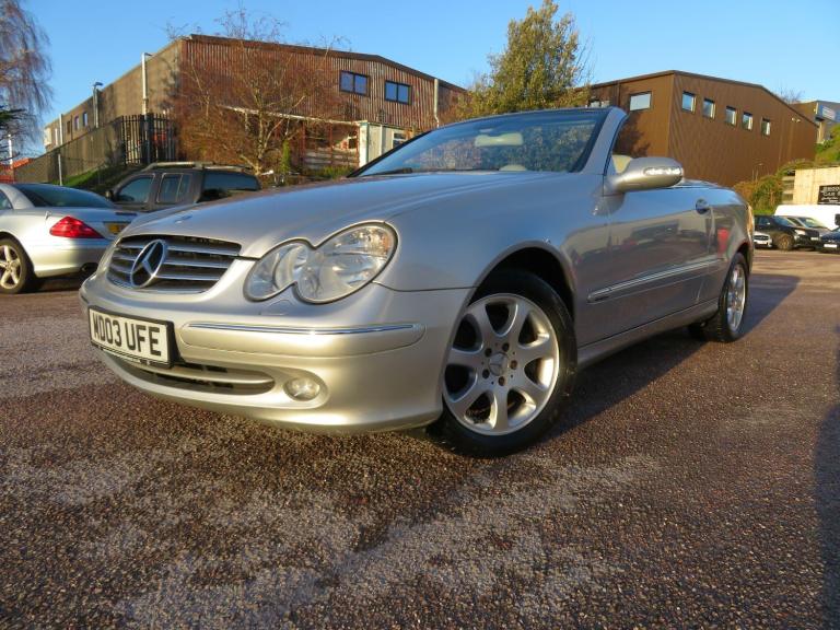 2003 Mercedes-Benz CLK 1.8 CLK200 Kompressor Elegance Cabriolet 2dr CONVERTIBLE Petrol Automatic