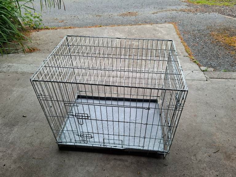 Large Collapsible Metal Dog Cage