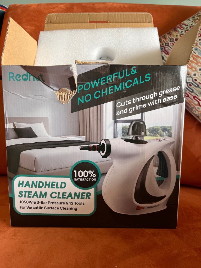 Redhut Handheld Steam Cleaner - Powerful & No Chemicals