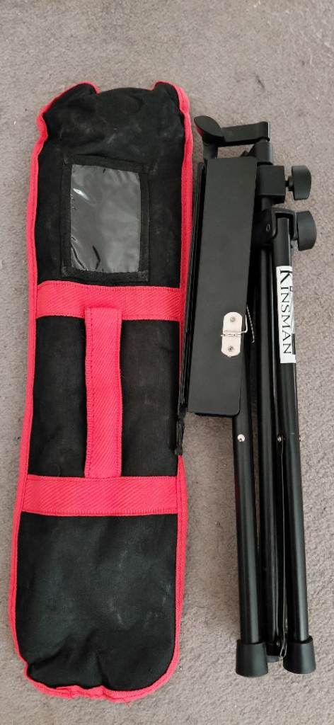 Kinsman Folding Music Stand with Carry Bag – As Good As New