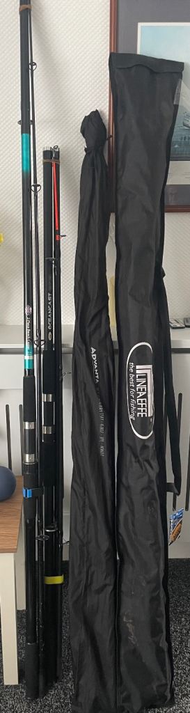 Fishing Beach Casters and Rod Tripod Set