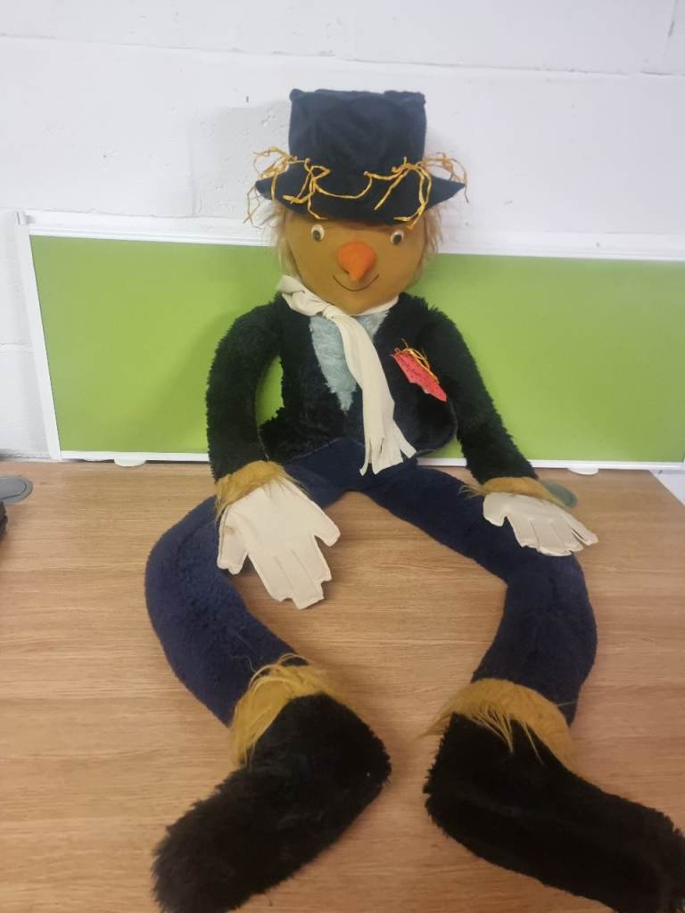 Large Vintage Worzel Gummidge Soft Plush Doll 4ft