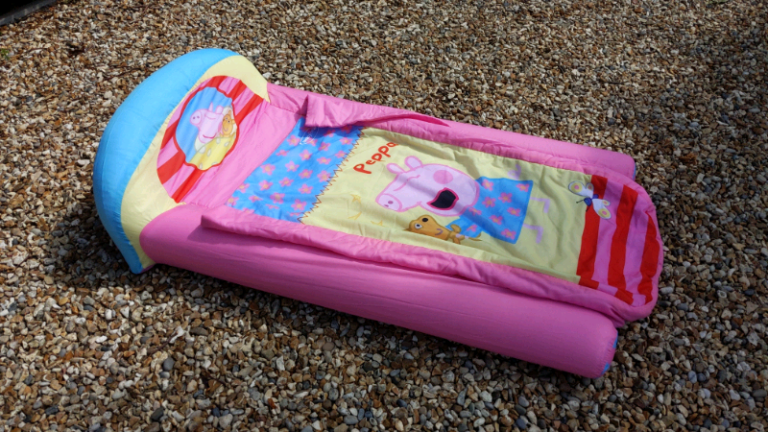Peppa Pig inflatable travel bed