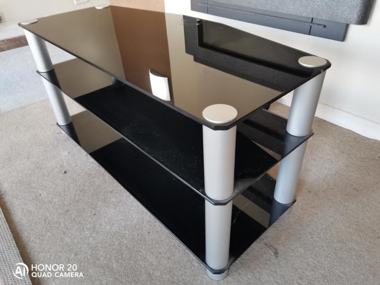 Black glass table FREE