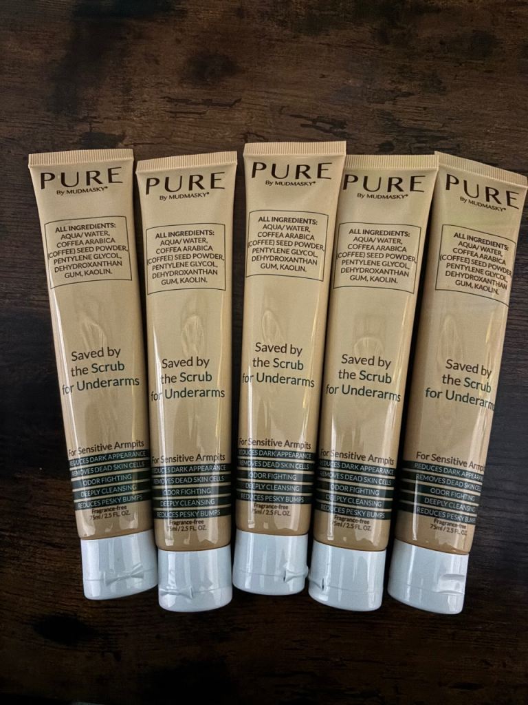 PURE Saved by the Scrub for Underarms - 5 New Tubes