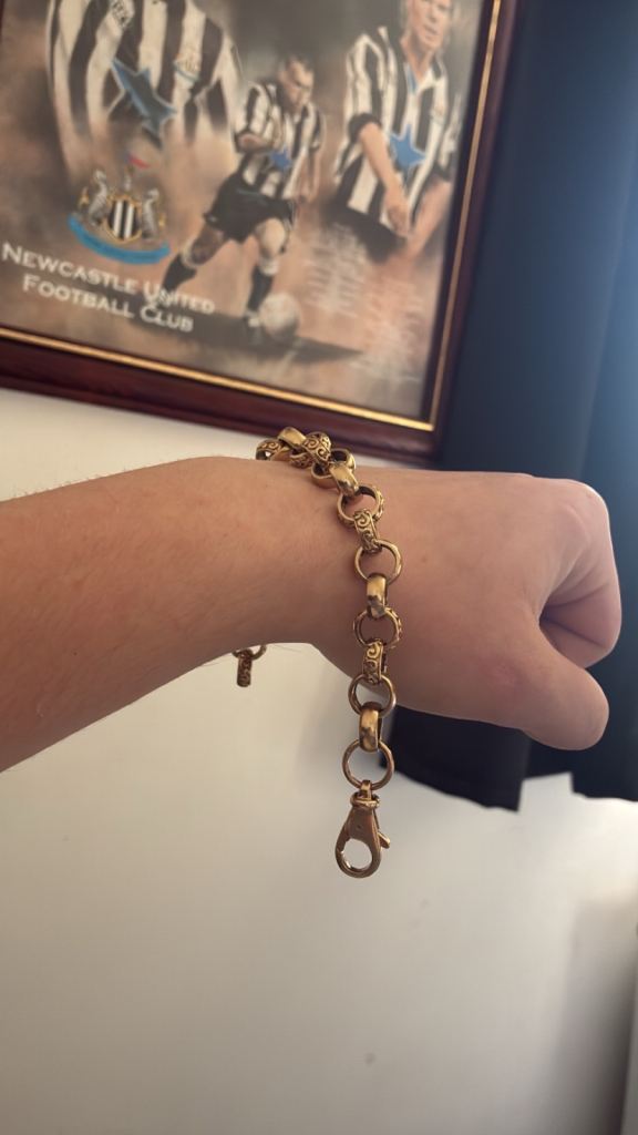 Heavy Gold belcher Bracelet