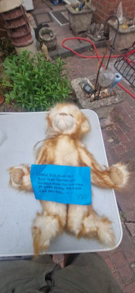Charlie Bears 'Scruffy Lump' Limited Edition Teddy Bear, Excellent Condition