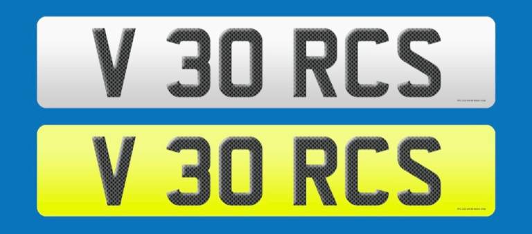 cherished number plate