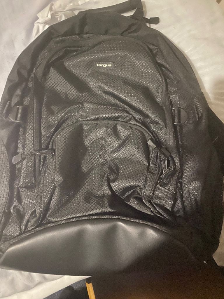 Targus Black Laptop Backpack – Good Condition