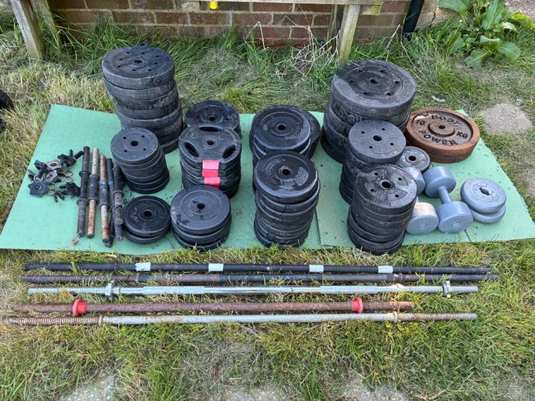 Home gym equipment bundle