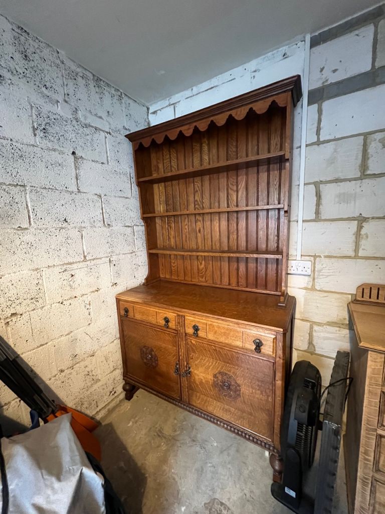Solid Wood Vintage Dresser / Welsh Dresser