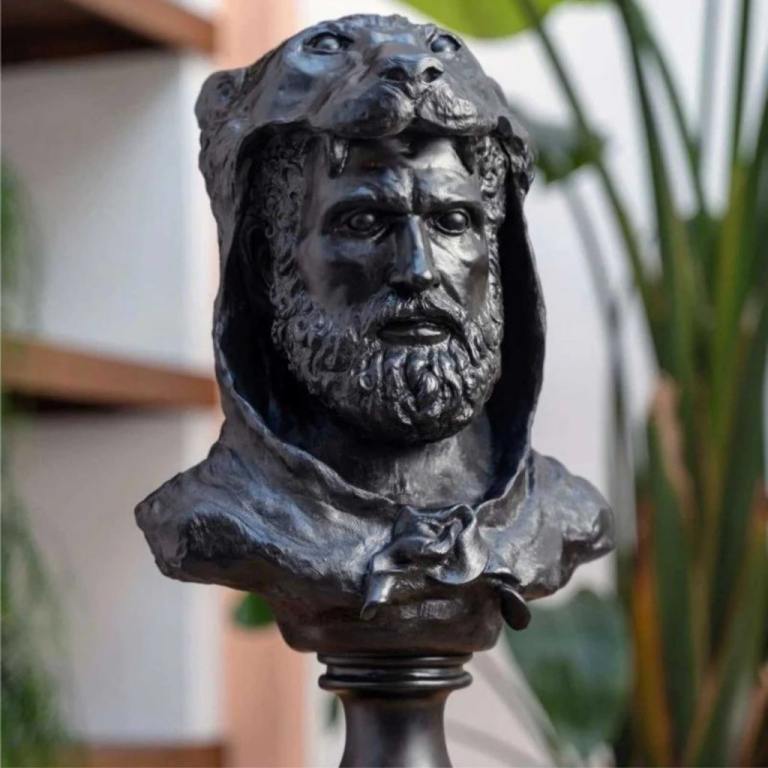 Hercules’ First Labor Hand Made Bust USED